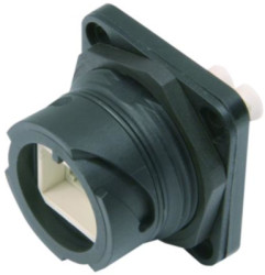 FO plug, LC, GOF/POF, multimode, ceramic, black, 100007578