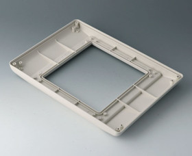 Housing lower part, ABS, (W x H x D) 275 x 26.5 x 195 mm, gray white, B4046707