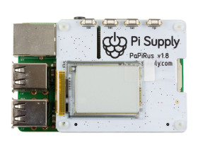 PaPiRus ePaper / eInk Screen HAT for Raspberry Pi - Small [Discontinued]