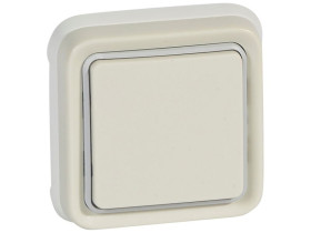 PLEXO IP55 Wyłącznik schodowy biały/ ecru - komplet podtynkowy 069851 LEGRAND