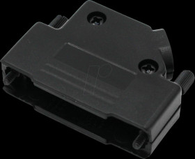MHD45PPK15-K D-Sub cap, 15-pin, angled, black, size A
