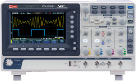 Oscyloskop 50MHz RS PRO Cyfrowa pamięć masowa CAT I 300 Vrms, CAT II 300 Vrms IDS1054B z kalibracją DKD USB