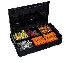 Skrzynka narzędziowa długość 258.5mm BS SYSTEMS Komora 258.5 x 157.5 x 63mm 1 → 6-szufladowa