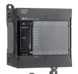 Sterownik programowalny PLC Omron CP2E 12 8 RS-232C, USB PNP/NPN Przekaźnik pamięć programu 4 k kroków RS-485 Ethernet
