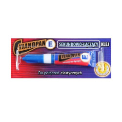 Klej do połączeń elastycznych Cyjanopan E - 2g