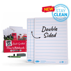 Show-me C/GLB Classpack 35xA4 Lined/Grid Double Boards &#x2B; pens,erasers &#x2B;2 cloths