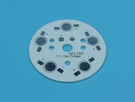 BAZA ALU 5xLED 1W EMITER 50mm OKR