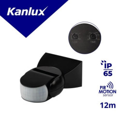 Czujnik ruchu PIR ALER N-B 1200VA 12m 120st. IP65 IIkl. czarny 37363