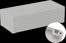 Industrial housing, 360 x 160 x 100 mm, IP66, light gray