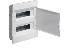 Rozdzielnica natynkowa 24 modułowa 2x12M drzwi pełne IP40 COSMOS VR212PP HAGER