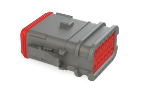 Złącze samochodowe 12-pinowe Amphenol Industrial 2-rzędowe Męski 13A AT Montaż na kablu Złącze samochodowe