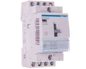 Stycznik taryfowy ze sterowaniem ręcznym 25A 4Z 0R 230V AC ETC425
