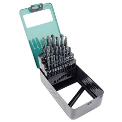 Br&#xFC;der Mannesmann M54341 Twist Drill Set 25-Piece HSS Metal Drills