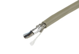 Kabel do transmisji danych 2 -parowy 0,23 mm² 4 -rdzeniowy Ekranowany 24 AWG AWG PVC 300 V