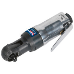 Sealey SA230 Air Ratchet Wrench 1/4&quot;Sq Drive Super Stubby