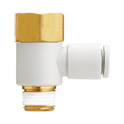 Złączka pneumatyczna 4 mm M5 żeńskie SMC Kolanko obejmujące M5