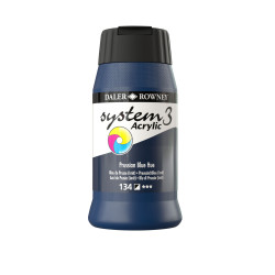 Daler Rowney System 3 Acrylic Prussian Blue (500ml)