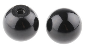 Pokrętło mocujące M10 długość gwintu: 43mm średnica pokrętła 44mm średnica gwintu: 10mm Kulowy Otwór gwintowany