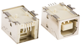 Złącze USB B Montaż powierzchniowy Żeński 2.0 ,1-portowe