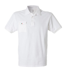 MEXICO WHITE POLO M/CORTA