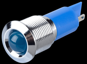 Q16P1CXXB24E Indicator LED, 24 V DC, 16 mm, FASTON, blue/BrC
