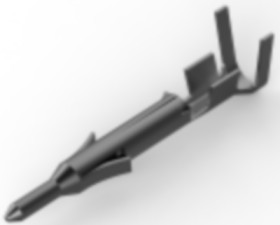 Pin contact, 0.3-0.89 mm², AWG 22-18, crimp connection, tin-plated, 170364-1