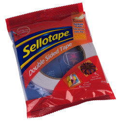 Sellotape 1447057 Double Sided Tape 12mm x 33m
