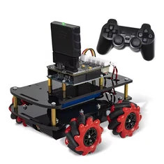 Zestaw DIY do śledzenia opartego na chassis inteligentnego samochodu 4WD z kołami Mecanum - Robot z napędem na cztery koła zdaln