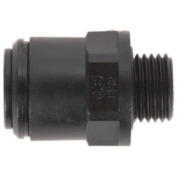 Sealey JGC614 Straight Adaptor 6mm x 1/4&quot;BSP Pack of 5