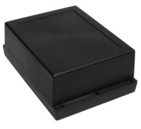 Z-46A Obudowa z tworzywa Z46A wymiary: 195x142x73mm - pełna - mocowana na ścianę - czarna - ABS