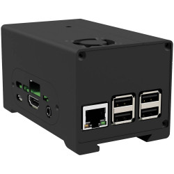 Joy-it Housing case for Raspberry Pi DIN rail mount Aluminium