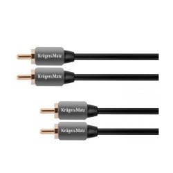Kabel 2xRCA 1m Kruger&Matz