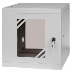 Szafa wisząca RACK 10 cali 6U 300mm szara