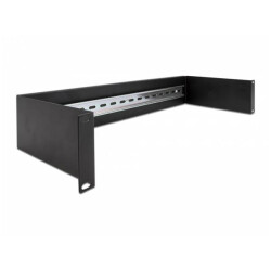 Delock 66884 19 inch Server rack drawer system 2 U Black