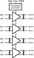 4-channel LVDS buffer/repeater with pre-emphasis | PFB | 48 | -40 to 85