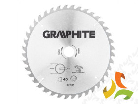 Tarcza do pilarki widiowa 250x30mm 40 zębów 57H684 GRAPHITE