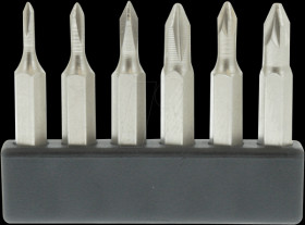 MBS61 4-mm mini bit set, Phillips, 6 pieces
