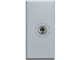AXOLUTE Gniazdo głosnikowe JACK 3,5 1 modułyułowe ALU HC4280 LEGRAND