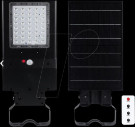 OC-SL015A Solar street light, 15 W, 2500 lm, PIR sensor, IP65