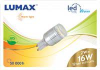 świetlówka LED G9 SMD 2W WW LUMAX
