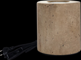 LX100188 Desktop lamp E27, cement, textile cable with switch