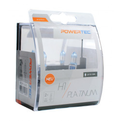 Żarówka H1 12V POWERTEC Platinum (kpl.2szt) +130% DUO
