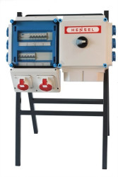 Rozdzielnica budowlana bez daszka 1x32A/3 1x16A/3 6x16A/1 IP 44 wył. gł. 63A Mi-RBT/KE 400001