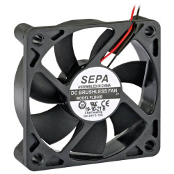 SEPA 111111680 Axial Fan 24V DC 27.6m&#xB3;/h 60x60x15mm Versatile Long Life