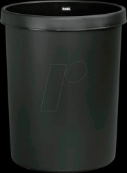 H6106295 Waste paper basket 45 litres, black