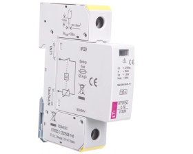 Ogranicznik przepięć typ T2 (C) ETITEC C T2 275/20 1+0 do instalacji mieszkaniowych 002440393