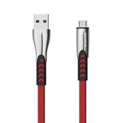 Przyłącze micro USB 2.4A Somostel czerwone 1m
