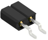 Socket header, 2 pole, pitch 2.54 mm, straight, BLLP7SMD2S