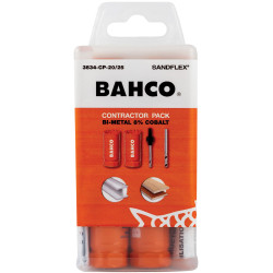Bahco 3834-CP-20/25 Contractor's Bi-Metal Holesaw Set, 11 Piece