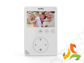 Wideomonitor z dotykowymi przyciskami 4,3" biały VP-816W ZAMEL